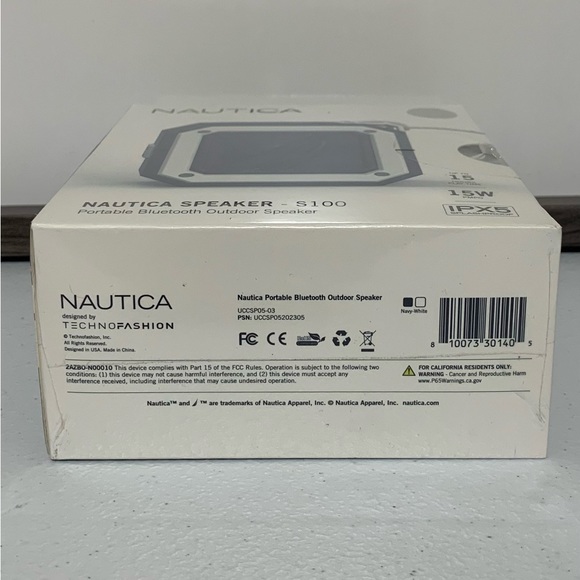 S100 Nautica Portable Bluetooth Outdoor Speaker-NIB - Picture 7 of 9